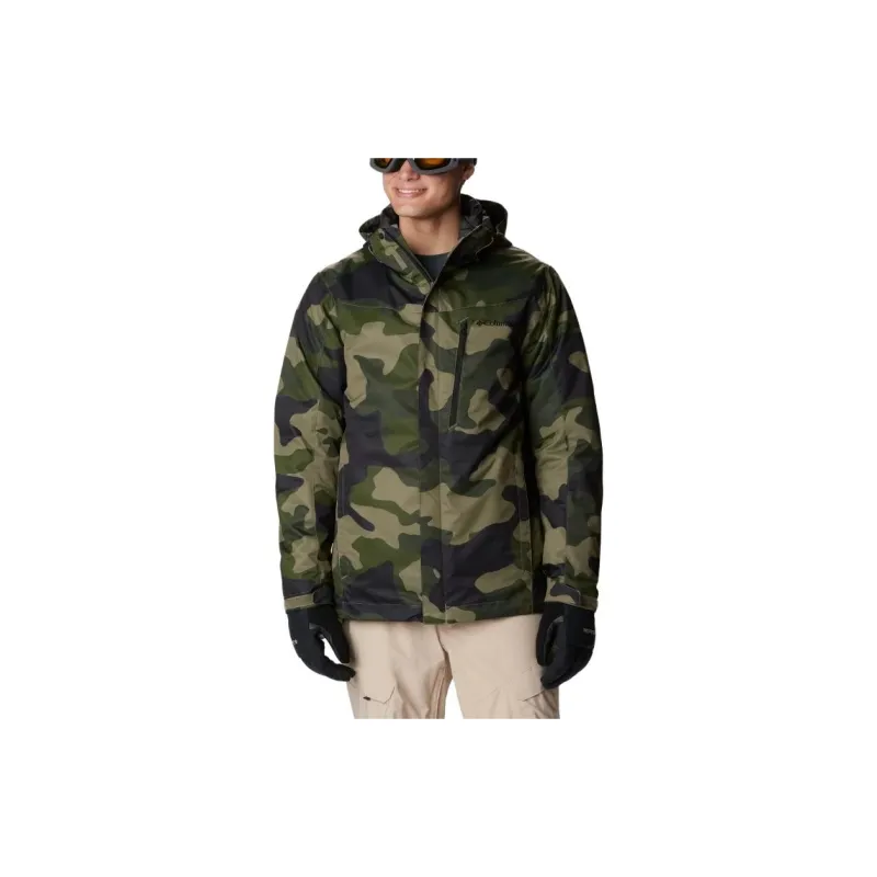 Columbia Windbreaker Jackets Men Army Green-4