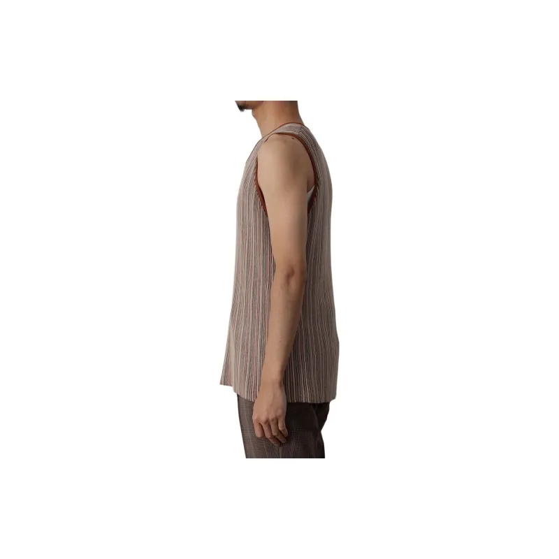Beams Tank Tops Men Red-4