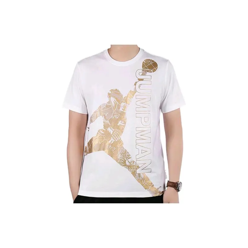 Jordan Set-in Sleeve T-Shirt Men's White-1