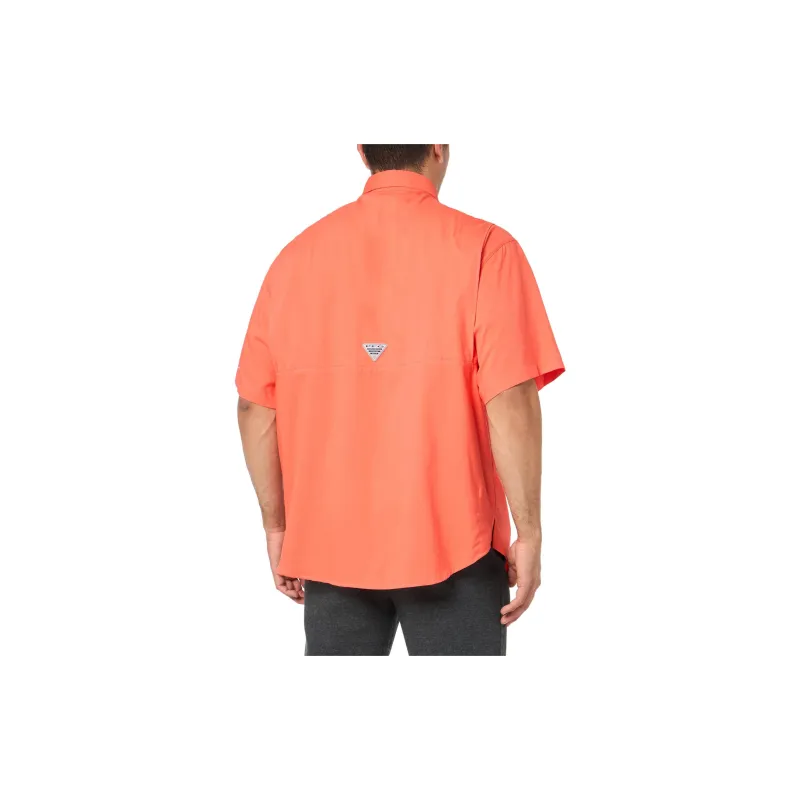 Columbia Shirt Men's Orange Red-3