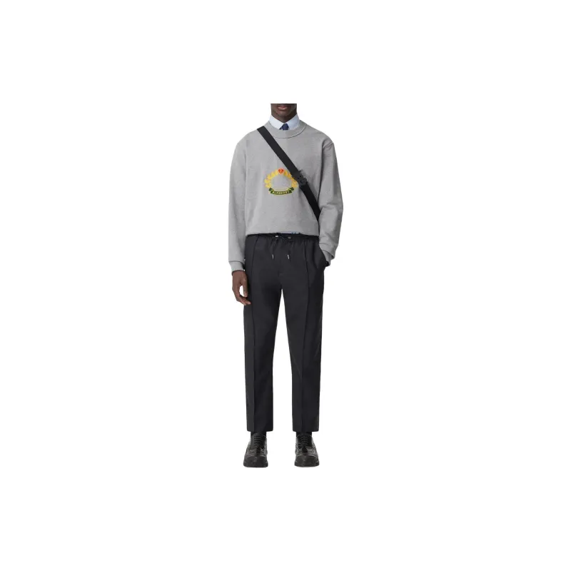 Burberry Monogram Motif Wool Trousers-3
