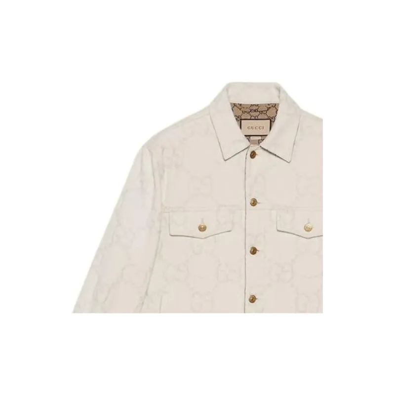 GUCCI Jackets Men Ivory White-5