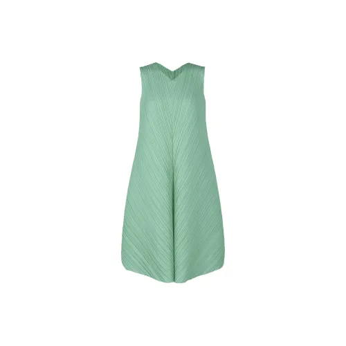 PLEATS PLEASE ISSEY MIYAKE Sleeveless Dresses Women's Green