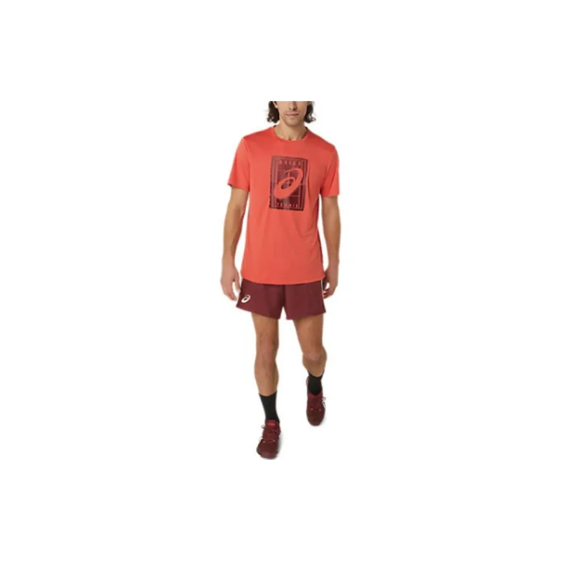 Asics T-Shirts Men Orange-1