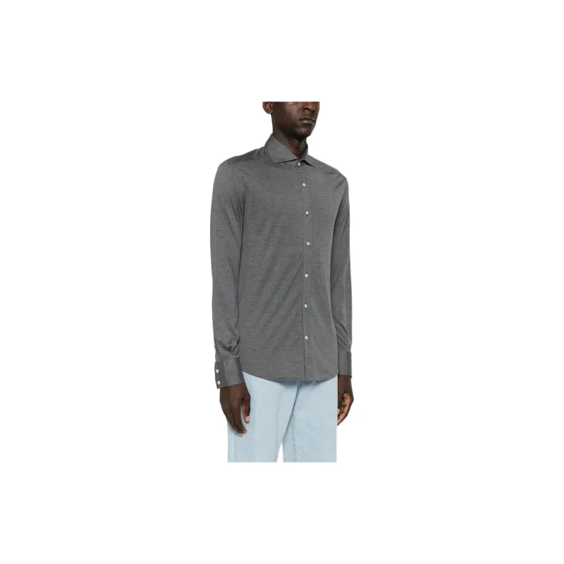 Brunello Cucinelli Mélange Jersey Shirt-1
