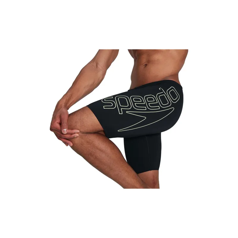Speedo Swimming Shorts Men Black/Green Color-2