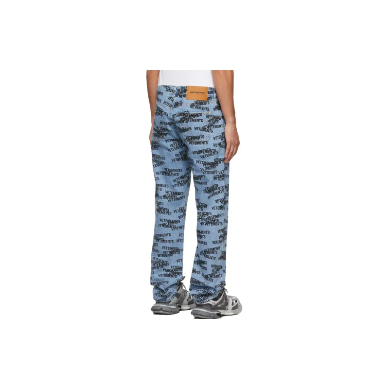 Vetements Jeans Men Light Blue-2