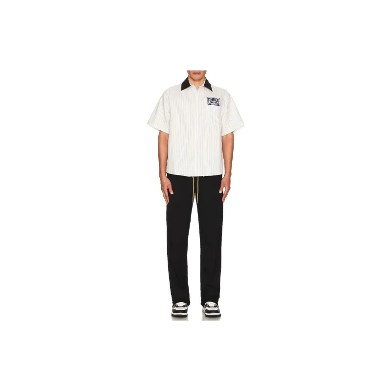 RHUDE Twill Stripe Mechanic Shirt-2