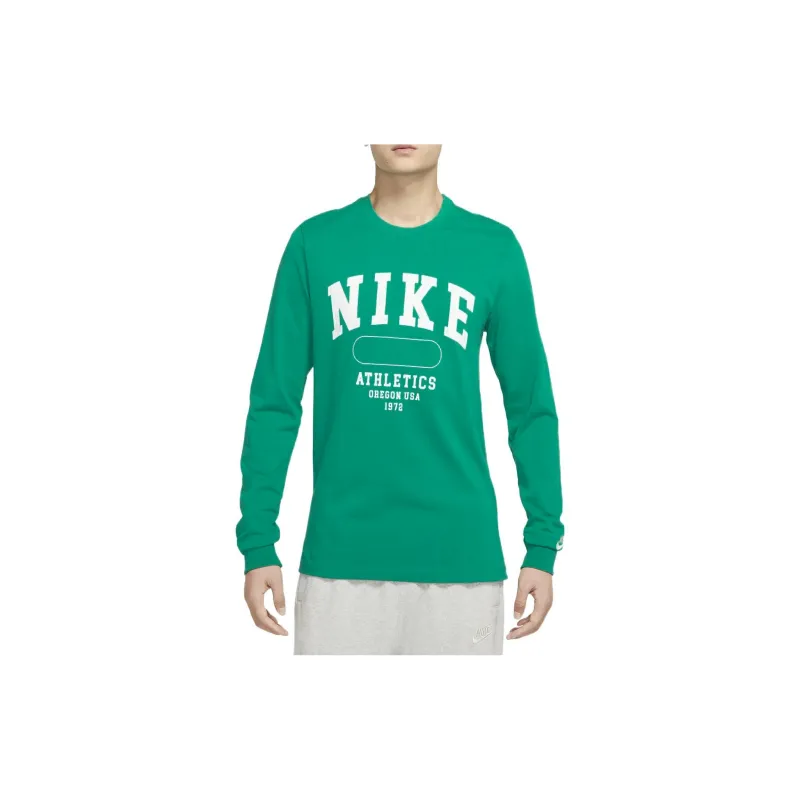 Nike T Shirts Men Green-2
