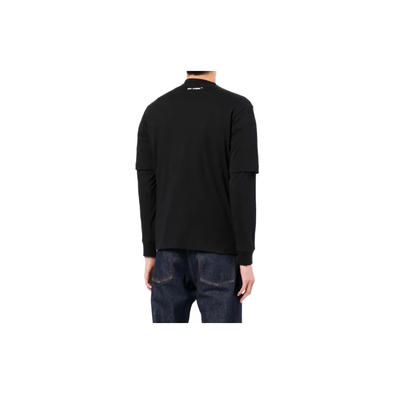 OFF WHITE Monalisa Print Long sleeve T shirt-2