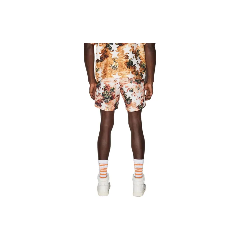 AMIRI Casual Shorts Men Orange-3