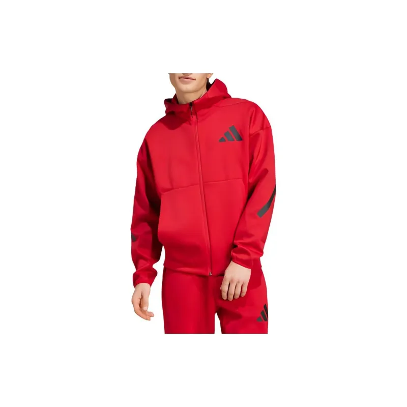 Adidas Free Shipping With AdiClub Z.N.E. Full Zip Hooded Track Jacket-3
