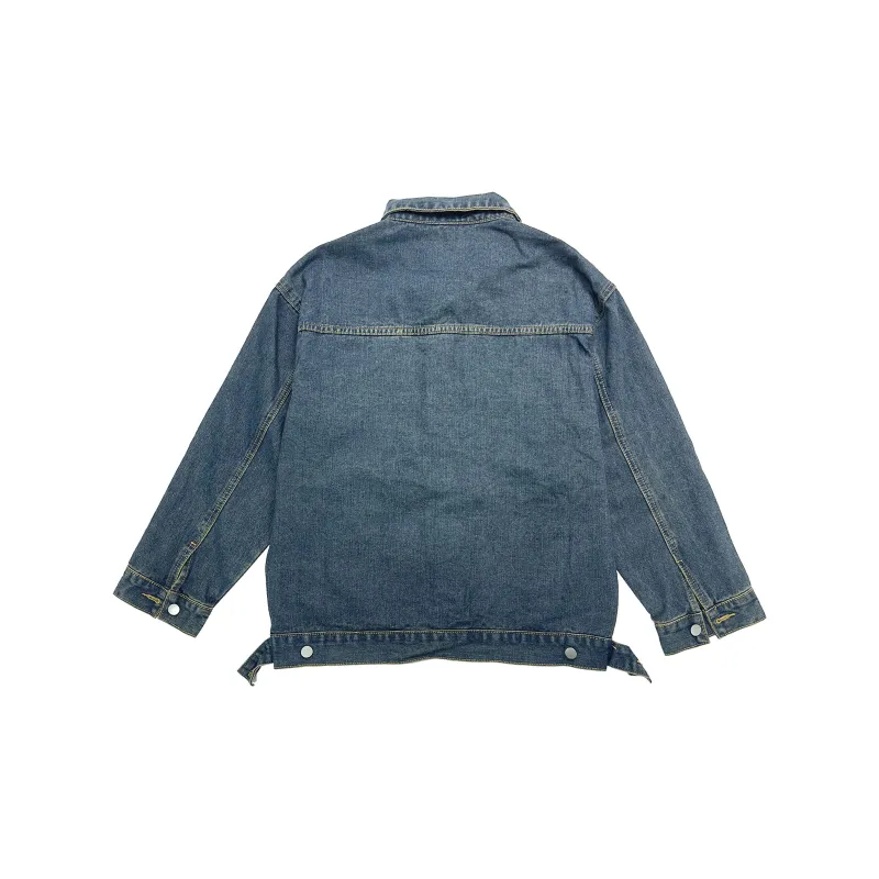 YINLEI Denim Jacket Unisex Blue-1