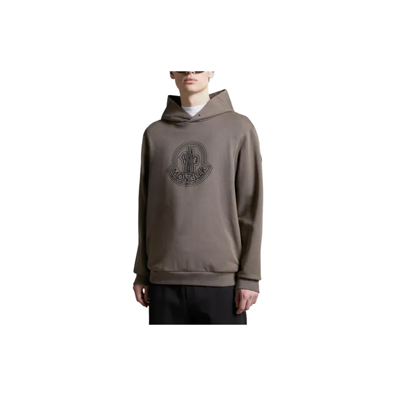 Moncler Logo print Cotton Hoodie-3