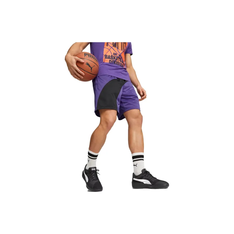 PUMA Basketball Shorts Men Purple-2