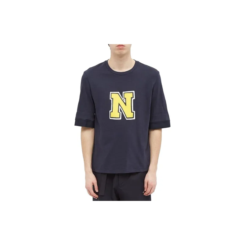 Neil Barrett T Shirts Men Navy Blue-1
