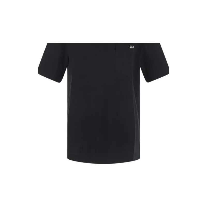 Ermenegildo Zegna T Shirts Men Black-4