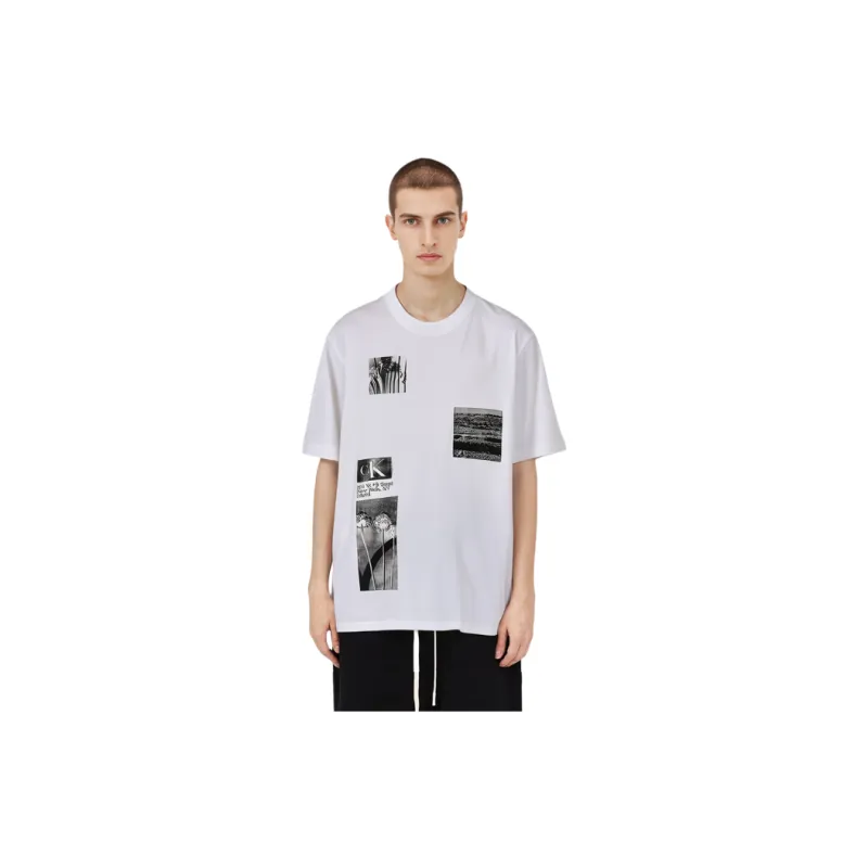 Calvin Klein T Shirts Men YAF Ivory-9