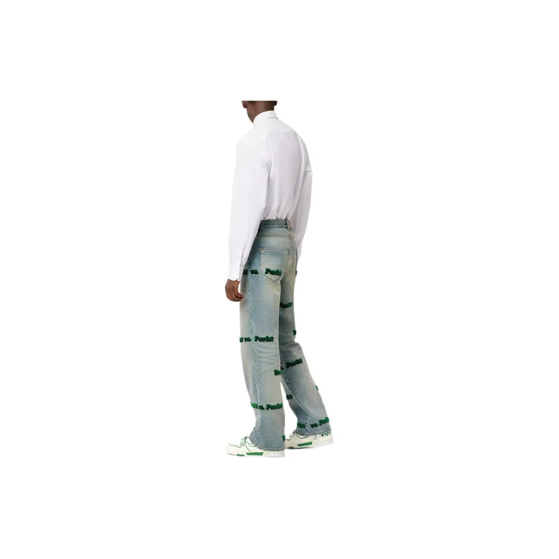 LOUIS VUITTON Tourist Vs Purist Tuffetage Denim Pants-5