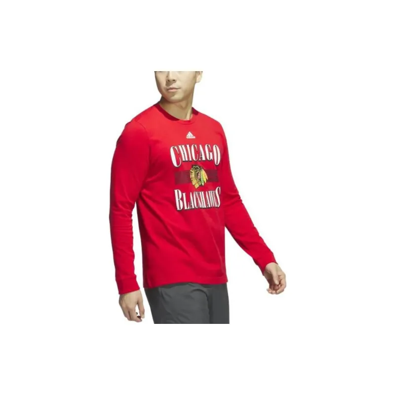 Adidas Blackhawks Playmaker Long Sleeve Tee-3
