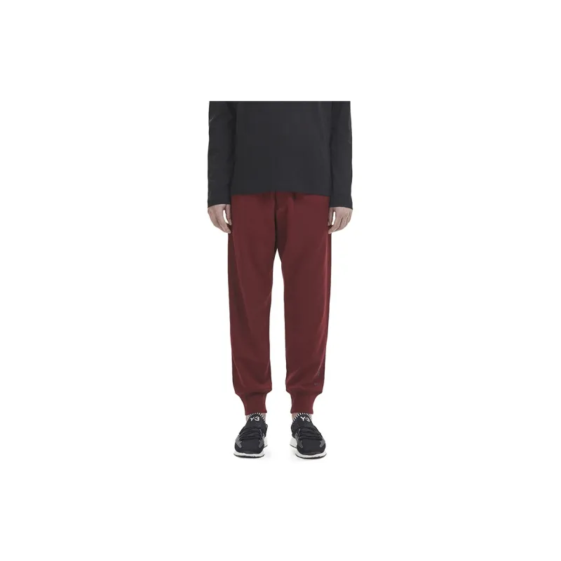 Y 3 Knitted Sweatpants Unisex Red-3