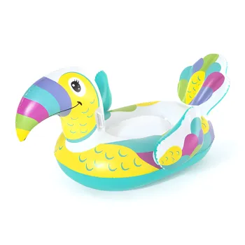 BESTWAY Swim Rings Ethenyl Unisex 173x91 Centimeters Blue Yellow