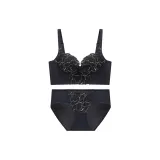 Elegant Black Bra & Underpants Set