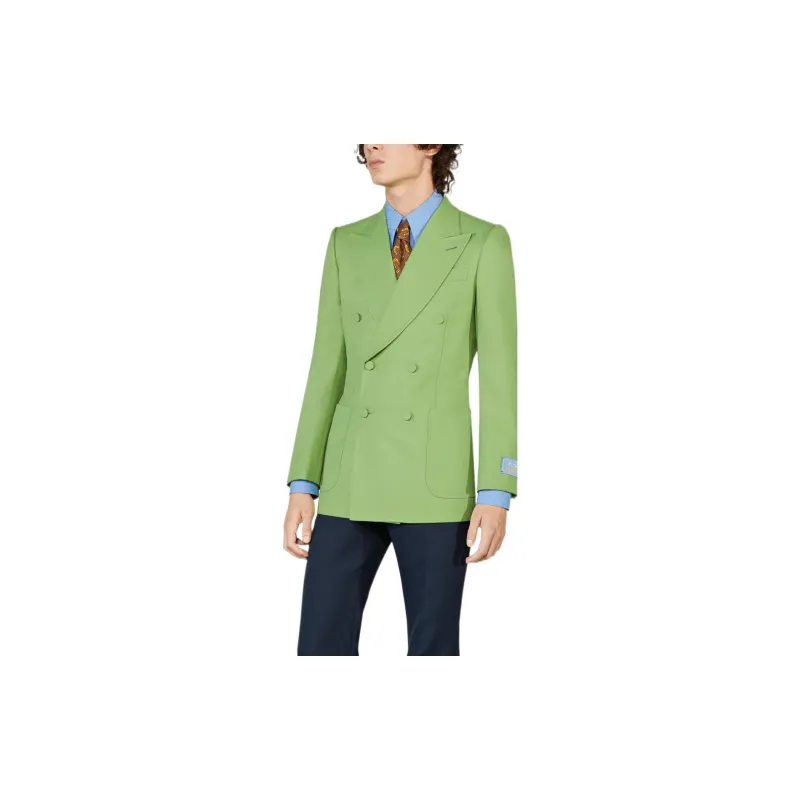 GUCCI Business Suits Men Green-3