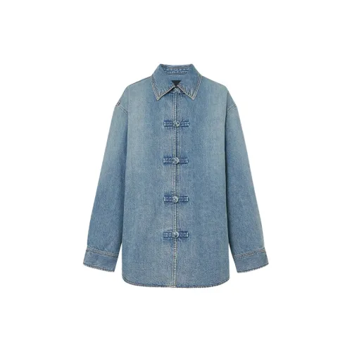 MO&CO Shirts Women's Denim Blue