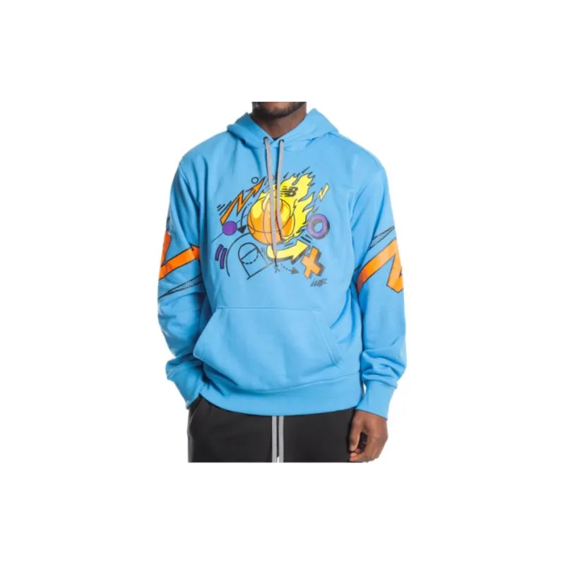 New Balance Sweatshirts Men Blue-2