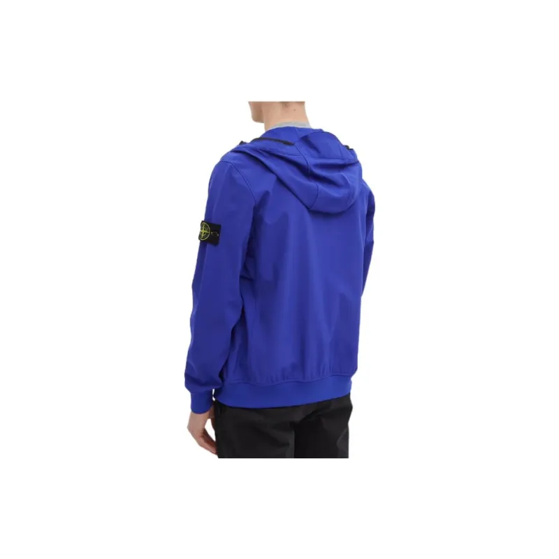 STONE ISLAND Logo Patch Zip Up Jacket-1