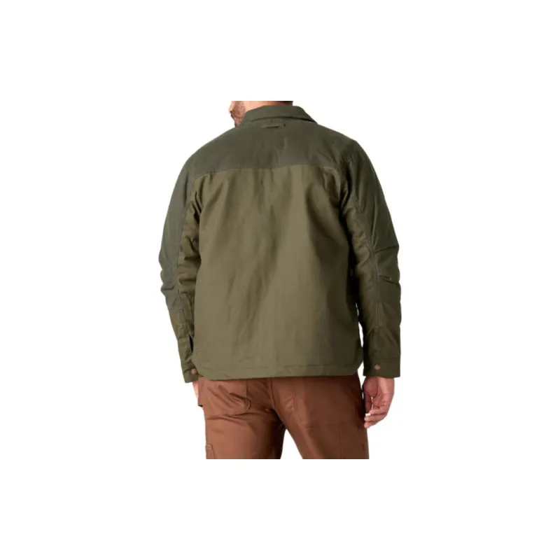 Dickies Waxed Canvas Service Jacket Jackets Coats Men's Green-2