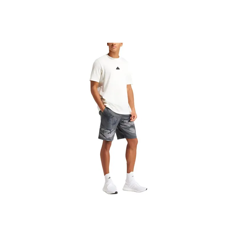 Adidas ESSENTIALS CAMOUFLAGE SHORTS Casual Shorts Unisex Solid Dark Gray-1