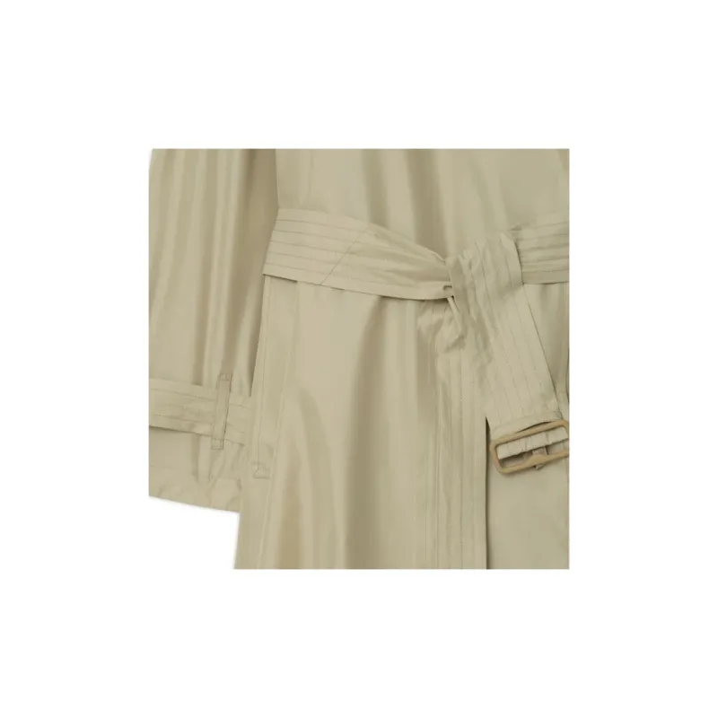 Burberry Silk Trench Coat-5