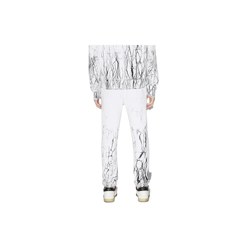AMIRI SS23 Knitted Sweatpants Men White-2