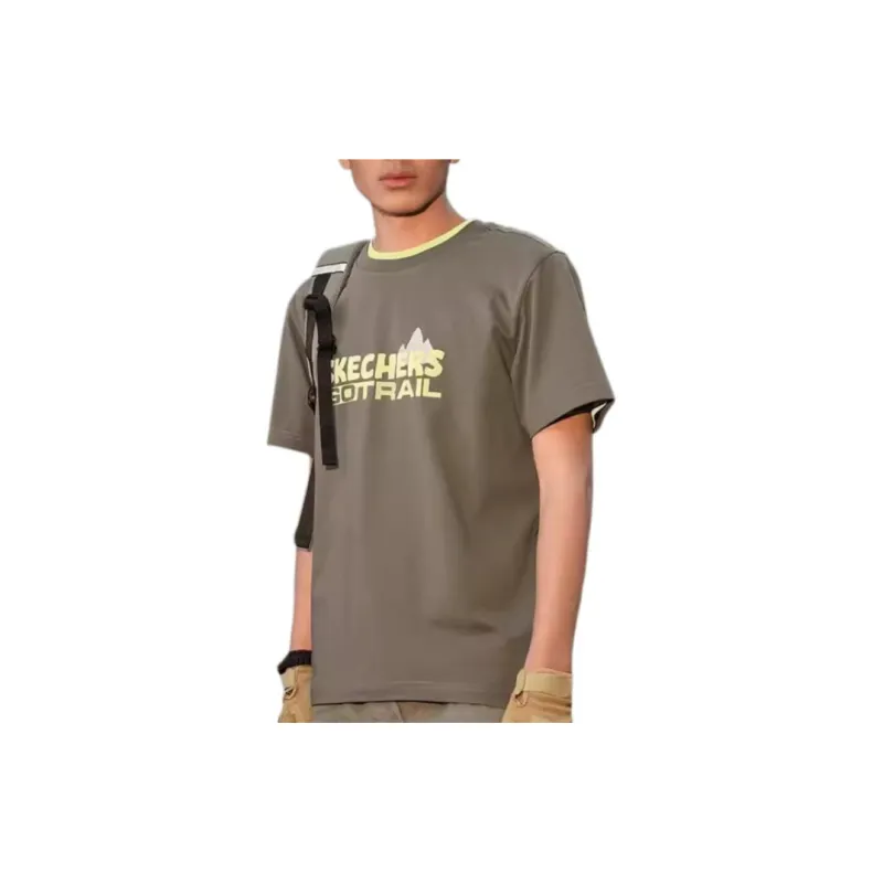 Skechers T Shirt Men's Mushroom Brown-2