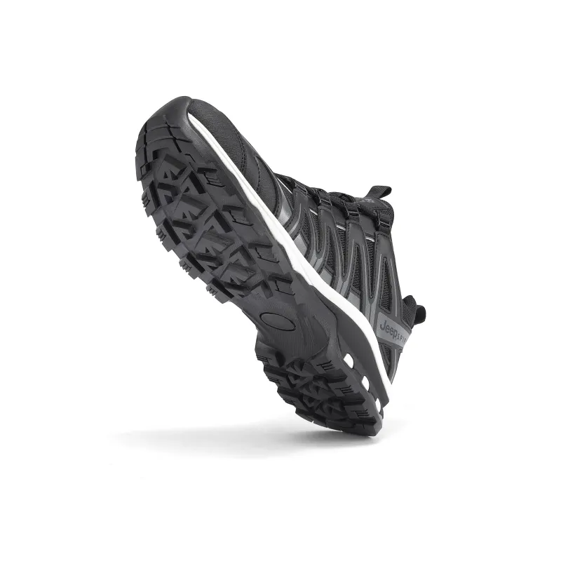 JEEP SPIRIT Low Top Outdoor Shoes Unisex Black-5
