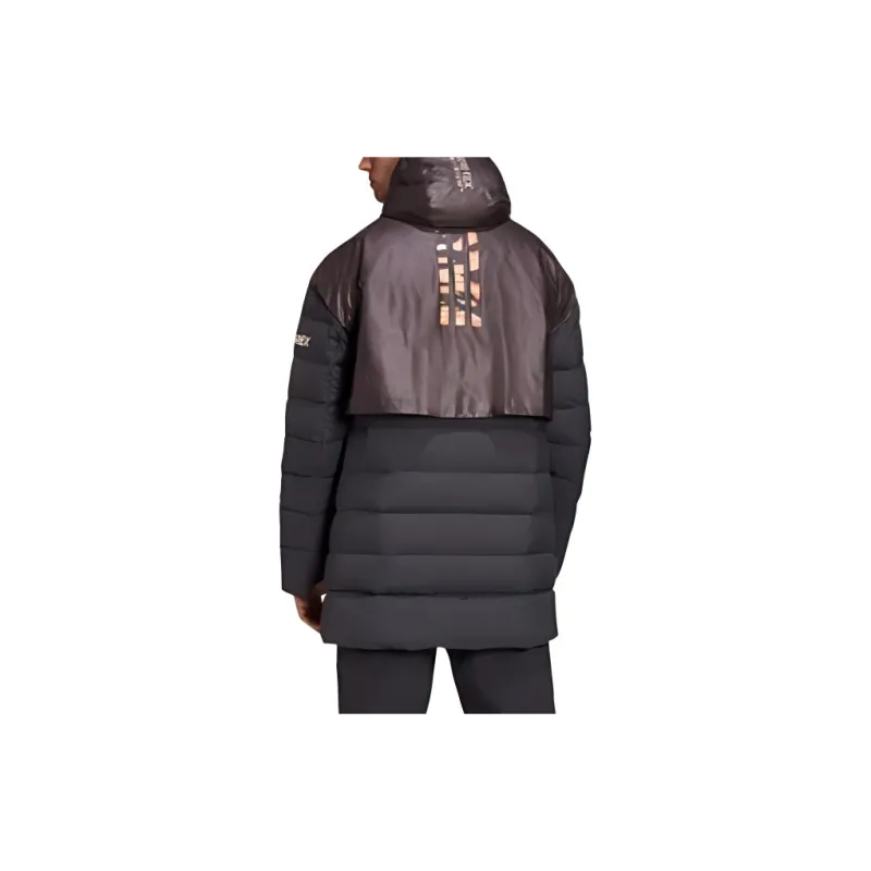 Adidas Puffer Jacket Men's Brown-3