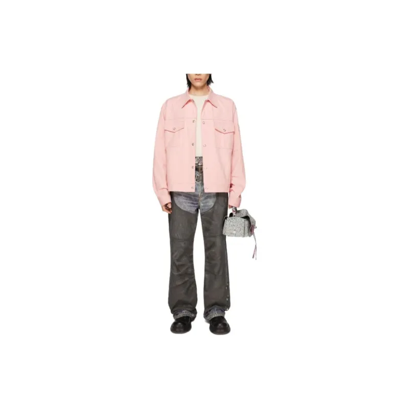 Acne Studios Twill Jacket Jackets & Coats Men's Pink-1