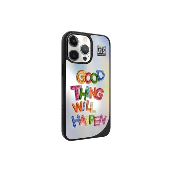 LANWK Glass Material Gilded Craftsmanship Good Luck Balloon Phone Case Compatibility Iphone14/15/16/16pro/16proma