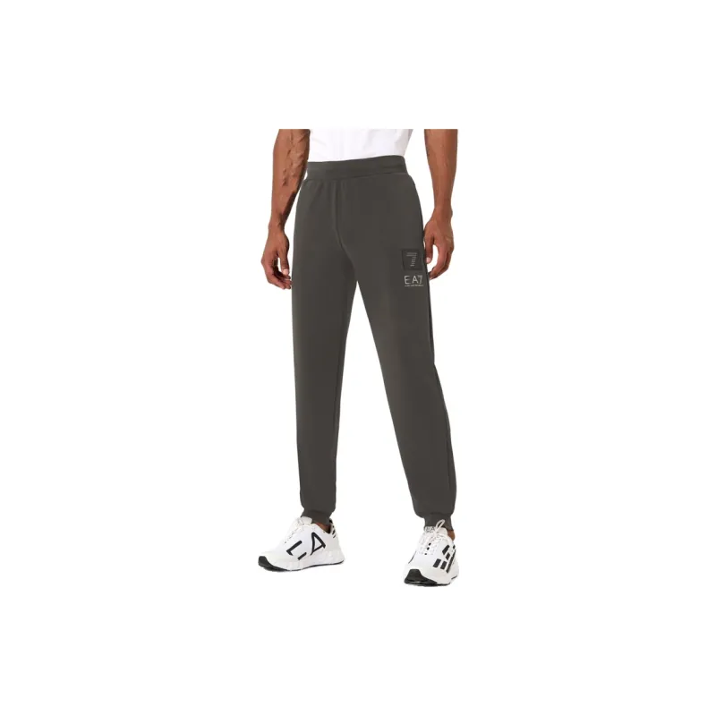 EMPORIO ARMANI EA7 FW23 Knitted Sweatpants Men's Dark Coffee-4