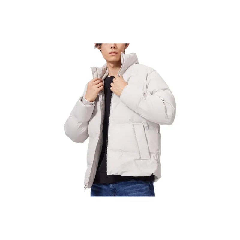 Levi’s Down Jacket Unisex Gray White-1