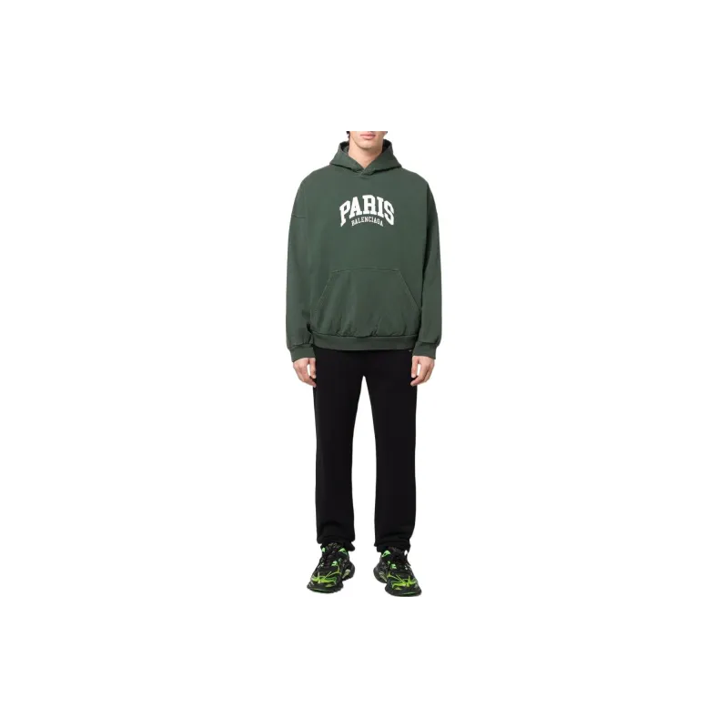 Balenciaga Sweatshirt Regular Fit Men's Green-1