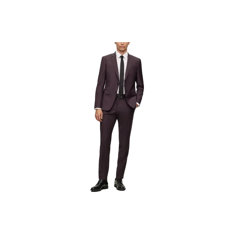 HUGO BOSS Business Suits Men Deep Red-1