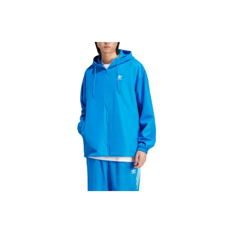 Adidas Originals Adicolor Trefoil Windbreaker Jackets & Coats Men's Blue-2