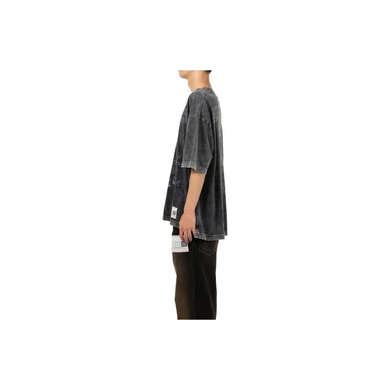 Maison Mihara Yasuhiro Graphic Printed Crewneck T Shirt-4