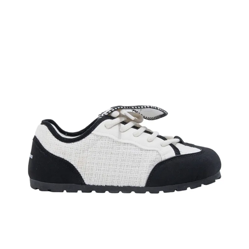 MINGKUANG Street Style Donut, Box Slip Resistant, Abrasion Resistant, Lightweight Low Top Skateboard Shoes Women's-1