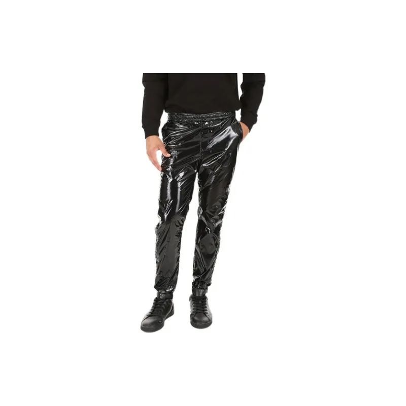 VERSACE Knitted Sweatpants Men Black-2