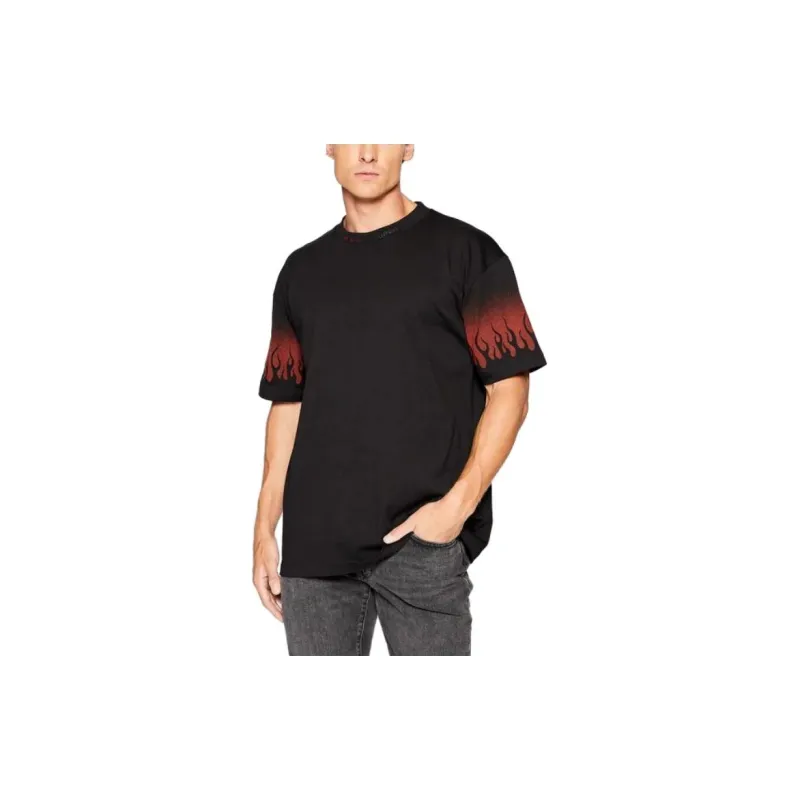 Vision Of Super Negative Red Flames T-shirt-3