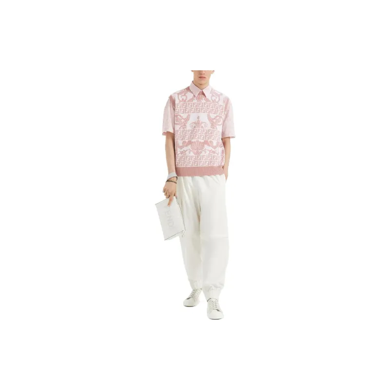 FENDI Casual Pants Men White-2